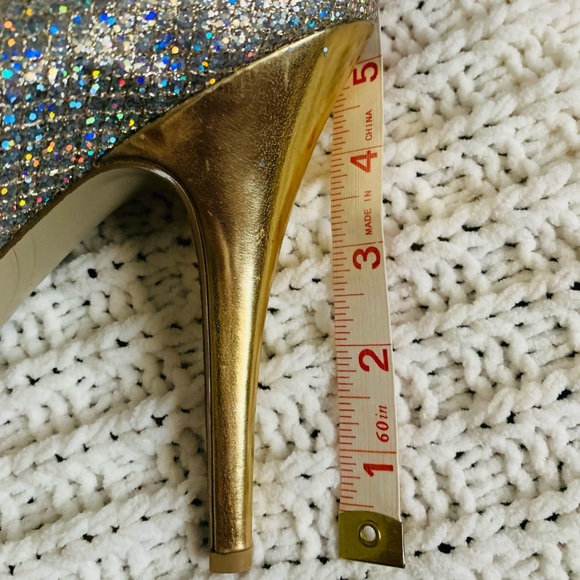 Enzo Angiolini Easully Silver Gold Formal Heels - Picture 8 of 13